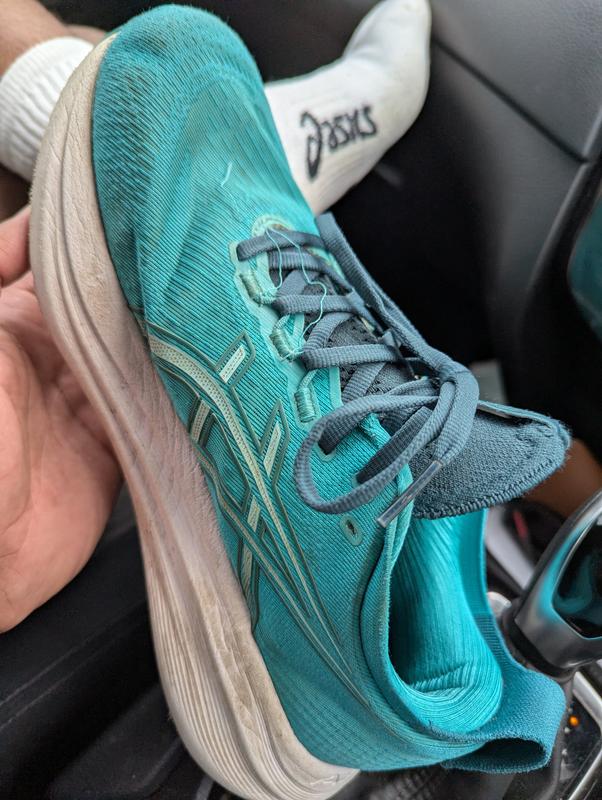 ウォーキング・ランニングウェア ASICS GEL-NIMBUS 27 Pure Aqua/White 24.5 GEL-NIMBUS 27 | Men | Pure Aqua/White | Men's Running Shoes