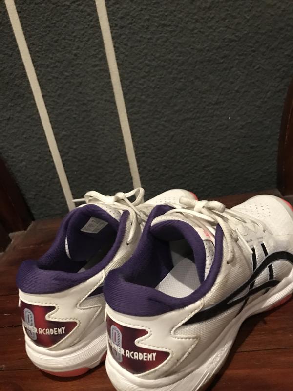 Asics gel academy hotsell 5 purple netball trainers