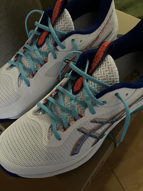 バレーボールシューズ ASICS NETBURNER BALLISTIC FF NETBURNER BALLISTIC FF MT 3 | ILLUSION BLUE/GLOW YELLOW