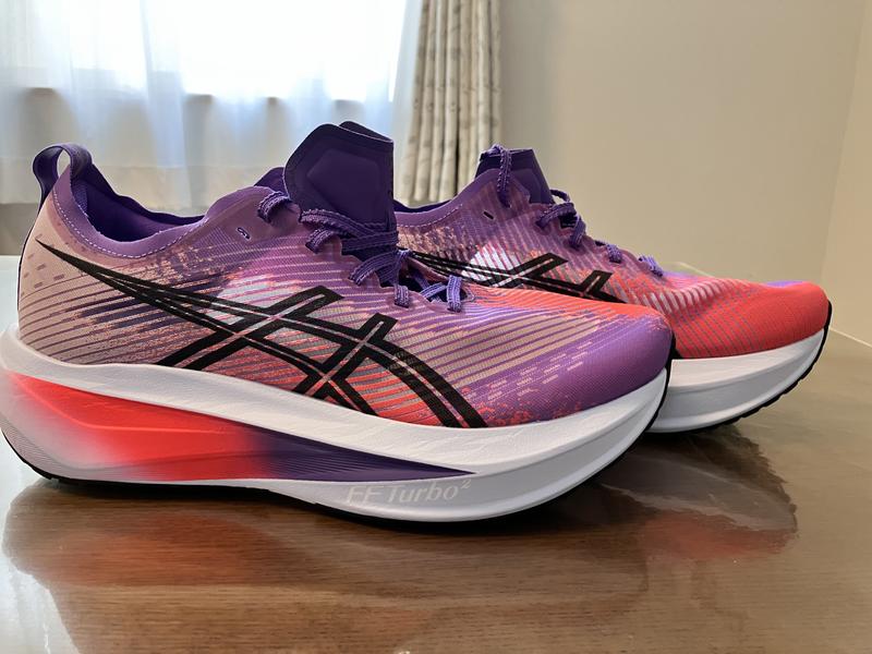 p*o様 アシックス MEGABLAST EDO PURPLE 新品未使用 25 Megablast Running Shoe - Edo Purple/Black - Regular (D