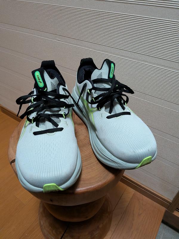 GEL-NIMBUS 28 EXTRA WIDE | Cold Moss/Illuminate Green | ランニング