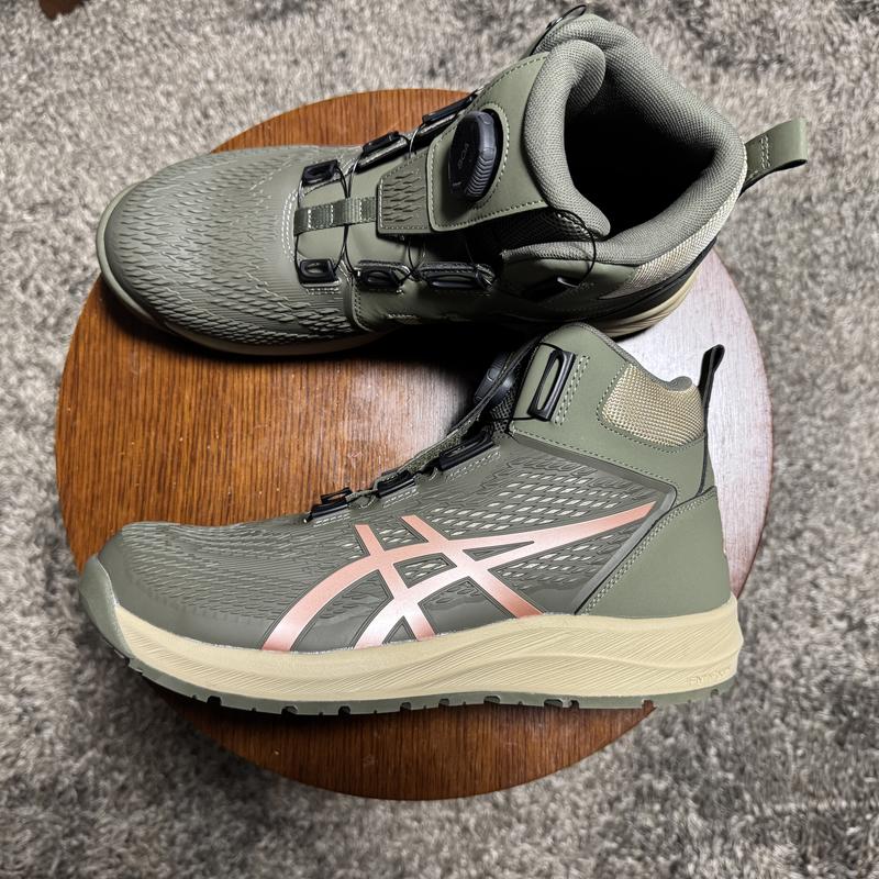 ウィンジョブ® CP122 BOA® 3E相当 | マントルグリーン×ローズ