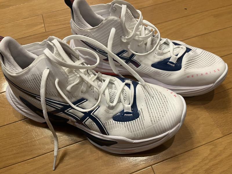 METARISE 2 | White/Saba Blue | インドアスポーツ | 【ASICS公式】