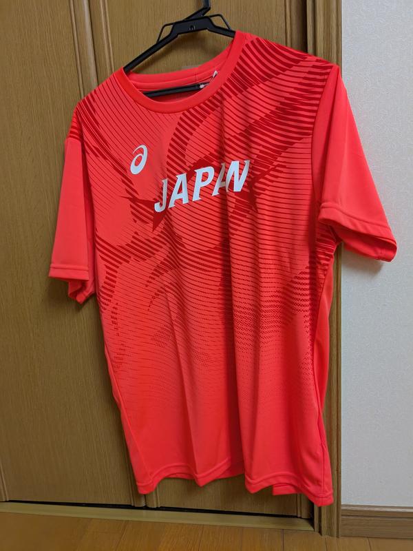 世界陸上応援TシャツM新品 Amazon.co.jp: アシックス（ASICS） 世界陸上日本代表応援シャツ