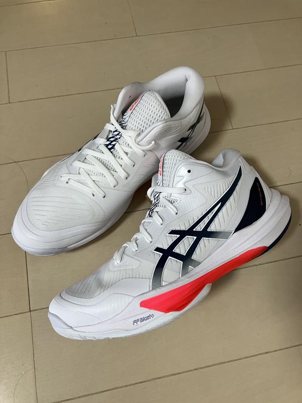 シューズ asics Skyelite FF LE SKY ELITE FF MT 3 | WHITE/NOVA ORANGE | メンズ インドア