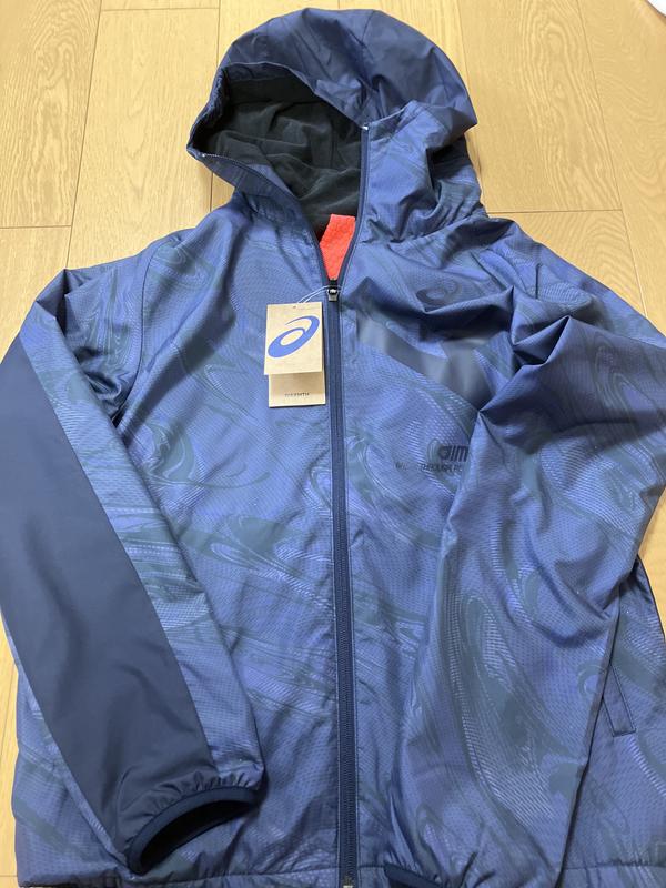 A-I-Mグラフィック裏トリコットウインドブレーカーフーディー