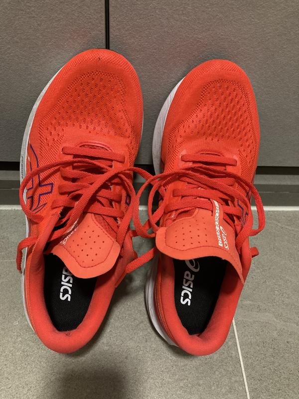 asics アシックス　evoride speed3 ランニング27.5cm EvoRide Speed 3 | FLASH RED/EDO PURPLE | メンズ ランニング