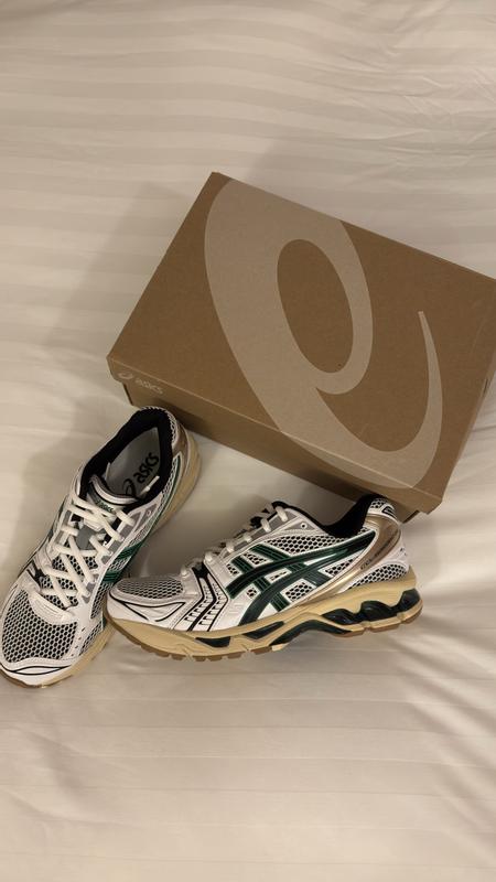 GEL-KAYANO 14 | White/Hinoki Beige | スポーツスタイル・スニーカー