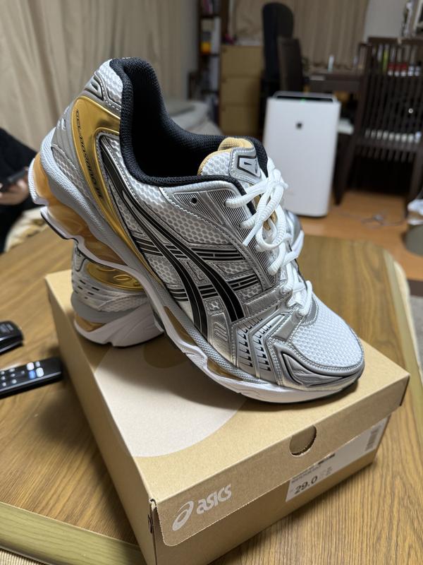 asics GEL-KAYANO 14 WHITE/PIQUANT ORANGE（アシックス ゲルカヤノ 14