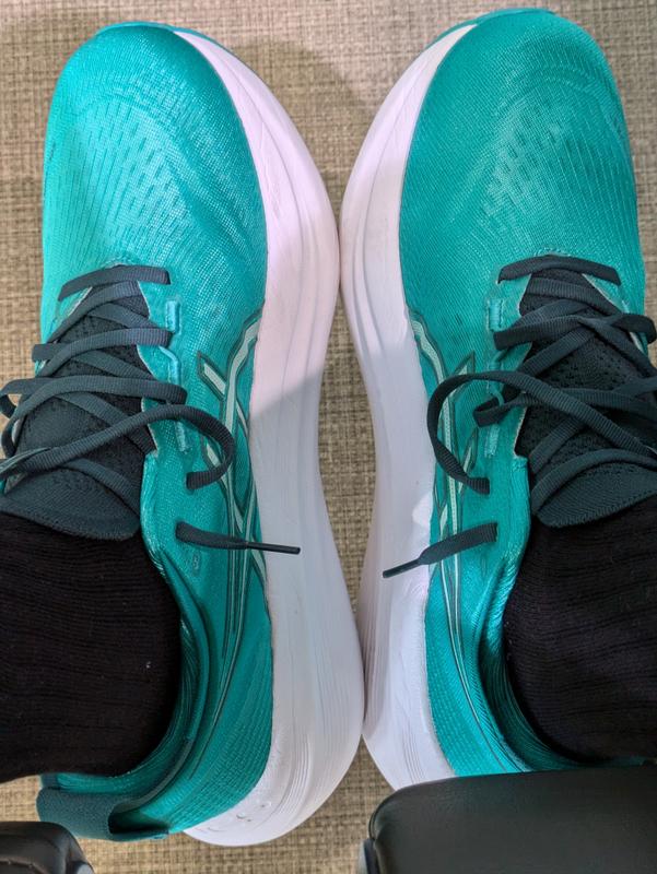 GEL-NIMBUS 27 | WHITE/GLACIER GREY | メンズ ランニング