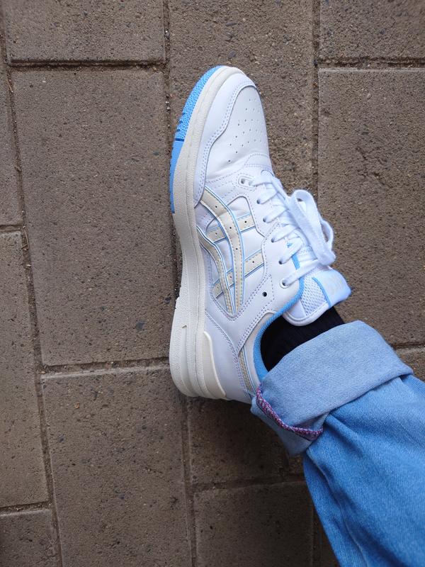 asics EX89 WHITE/HABANERO（アシックス イーエックス89-ホワイト