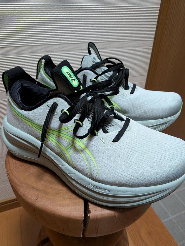 GEL-NIMBUS 28 EXTRA WIDE | Cold Moss/Illuminate Green | ランニング