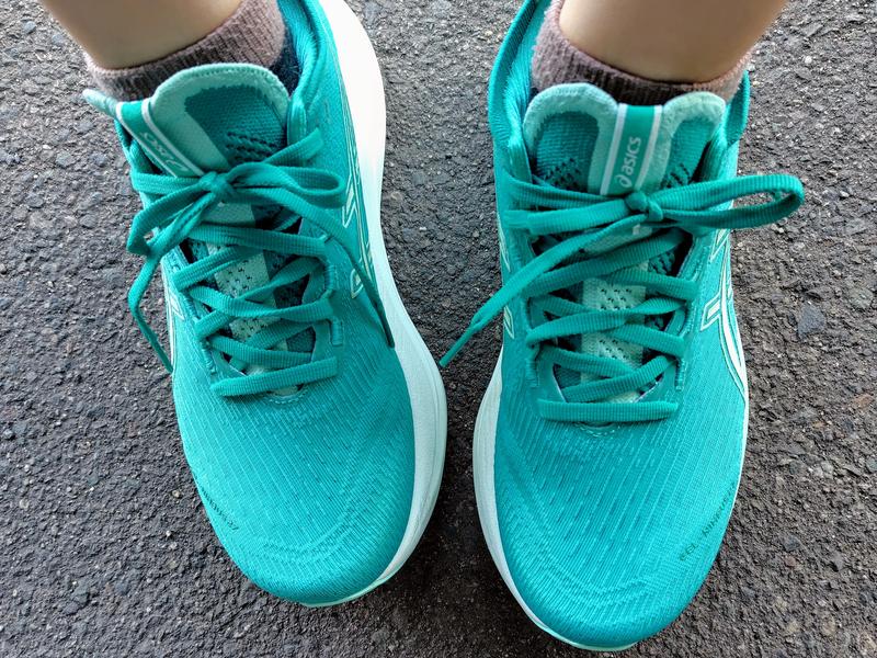 GEL-NIMBUS 27 | PURE AQUA/WHITE | レディース ランニング