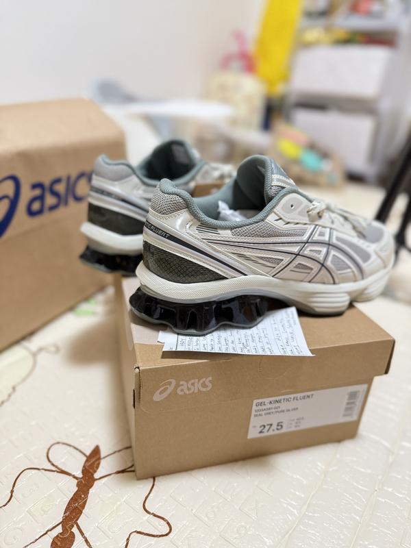 asics GEL-KINETIC FLUENT WHITE/WHITE（アシックス ゲル-キネティック