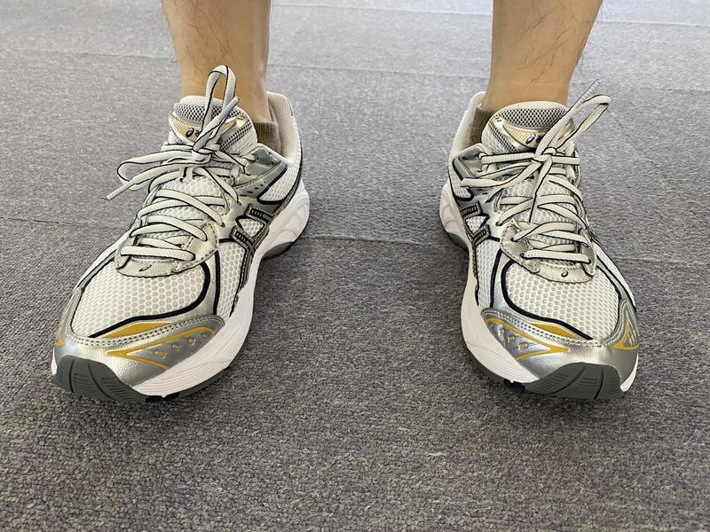 ASICS スニーカー ホワイト/ブルー/レッド ASICS スニーカー ゴルフ ホワイト/ブルー/レッド