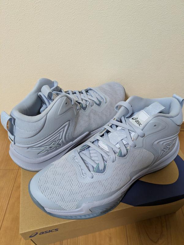 NOVA SURGE 3 | White/Bright Cyan | バスケットボール | 【ASICS公式】