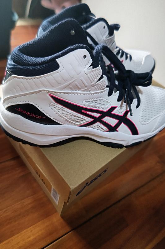 未着用品】 アシックス asics ダンクショット 21.5 ホワイト 白 バスケ