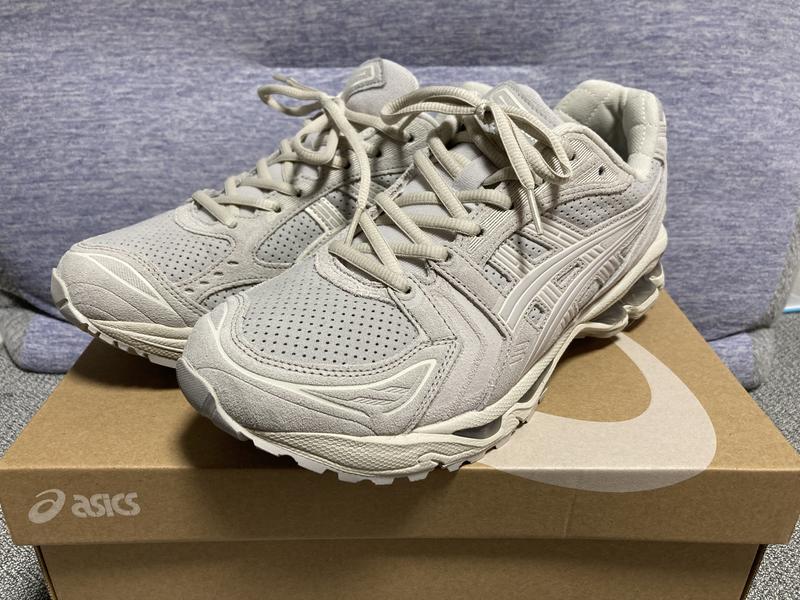 【美品】ASICS アシックス GEL-KAYANO14 オイスター24.5cm GEL-KAYANO 14 | OYSTER GREY/SMOKE GREY | スポーツスタイル