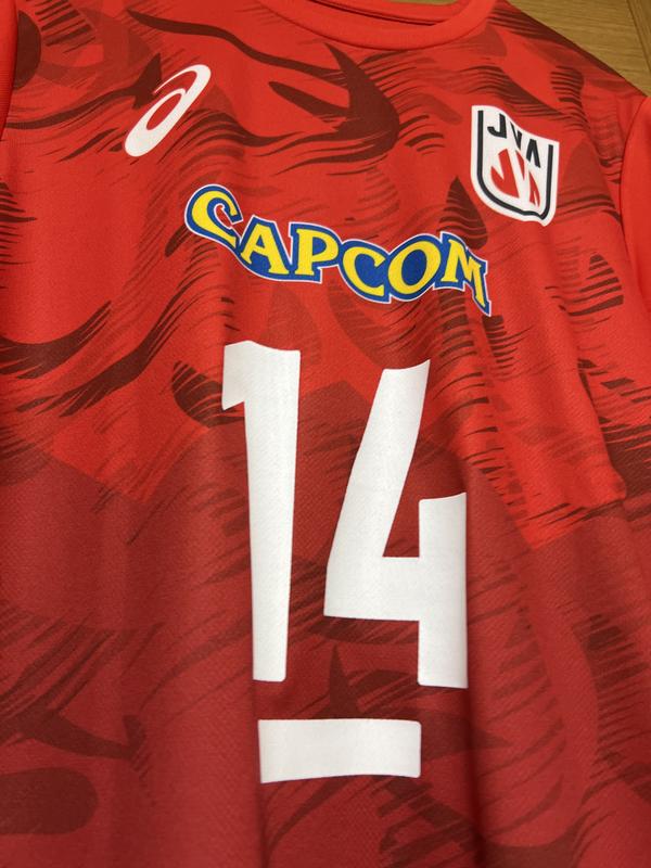 25 JVA 応援Tシャツ(選手名) | V RED(宮浦選手) | メンズ T