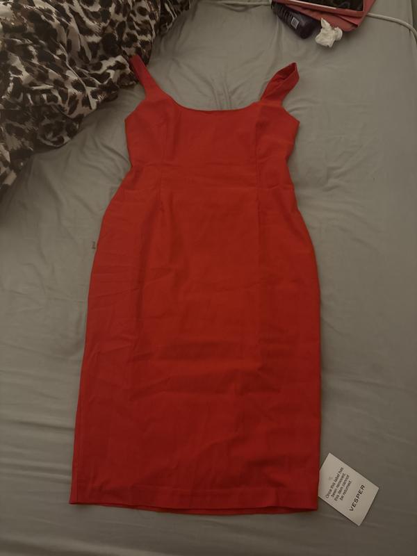 open lace back dress Astonish | Red Long-Sleeve Embellished Square-Neck Mini Dress with Volume Skirt main image 0