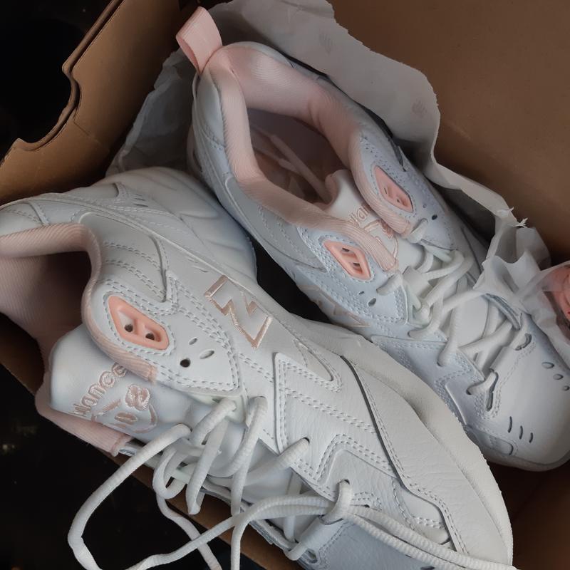 new balance 608 white and pink