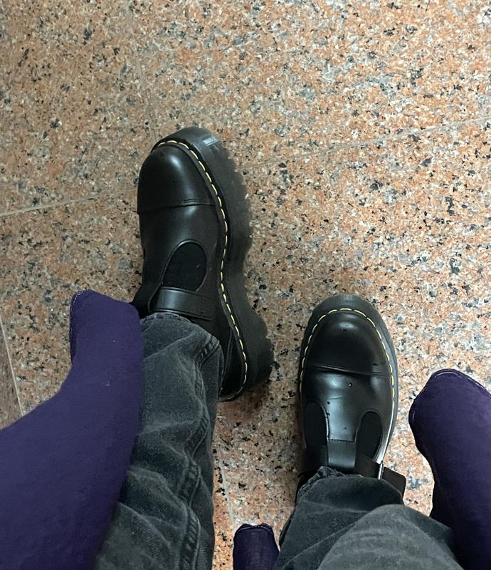 Dr Martens Bethan quad mary jane shoes in black | ASOS