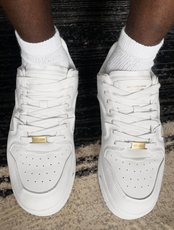 Bershka lace up chunky sneakers in white | ASOS