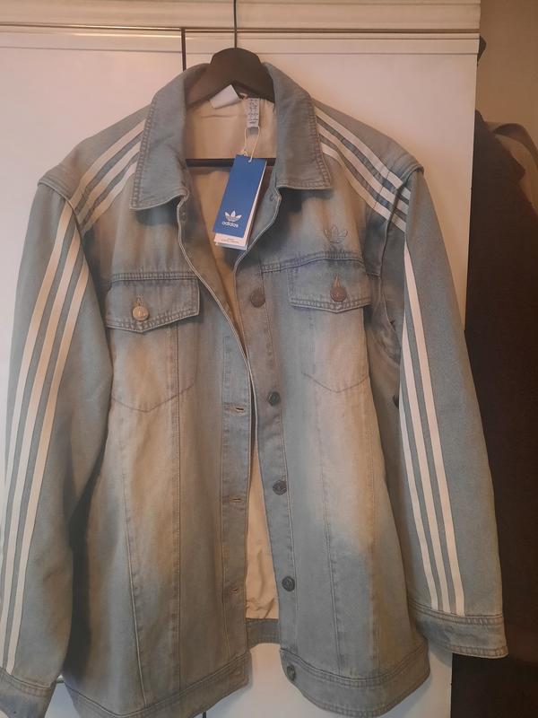 【adidas】W DENIM SHIRT JKT(ADILENIUM3) LIGHTDENIM 国内発送 adidas】Adilenium Season 3 Two-In-One Denim Shirt Jacket