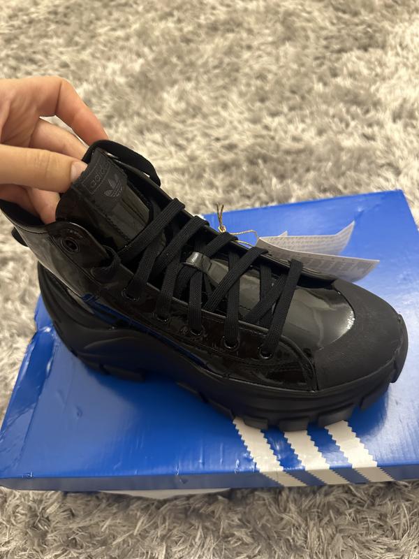 adidas Originals Nizza Hi trainers in black ASOS