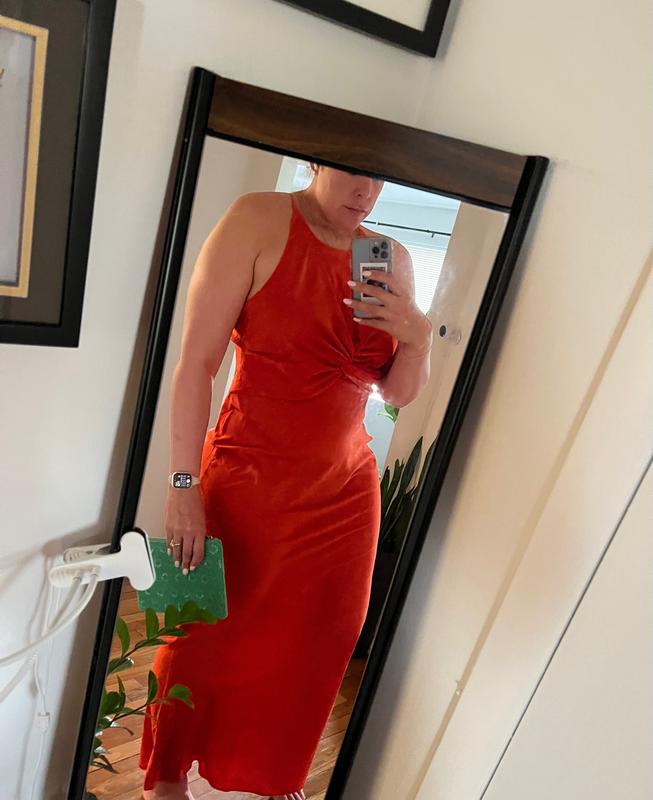 Hotel Kalinga Tommy Hilfiger Scuba Sheath Dress With Flutter