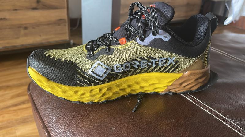 New Balance Hierro Gore Tex trail running trainers in mustard ASOS