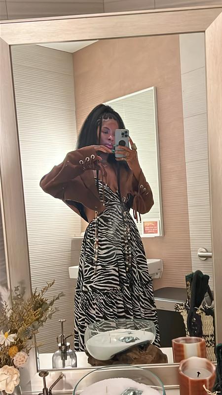 Miss Selfridge textured festival cut out strappy maxi dress