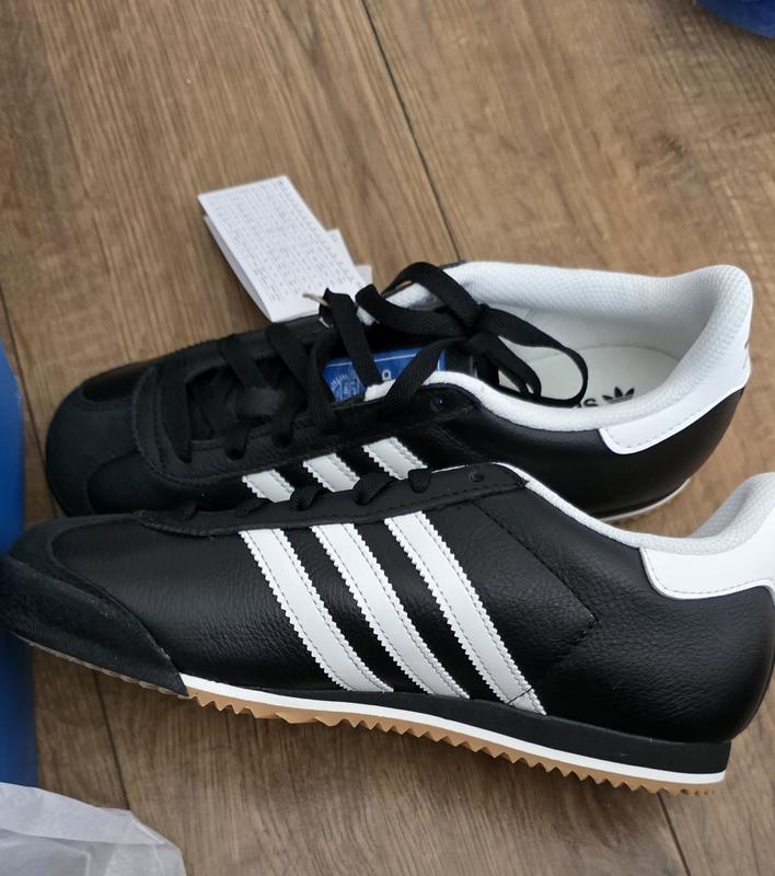 adidas Originals Kick trainers in black and white ASOS