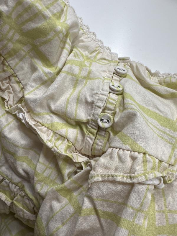 la prairie smock midi dress check vrg grl