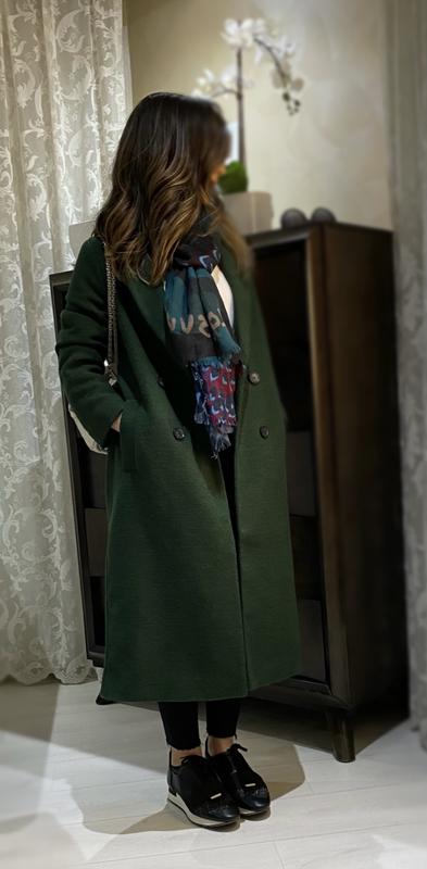 monki green coat