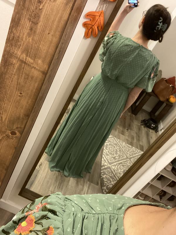 short long sleeve emerald green dress Vacay Countdown Zara Pleated Skirt -3 Colors