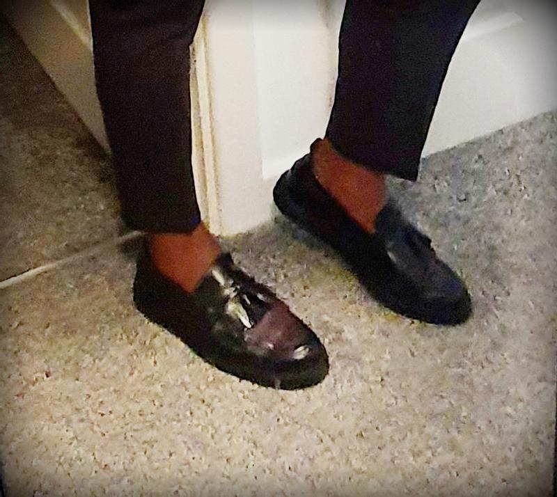 Fred Perry x George Cox tassel loafer in black | ASOS