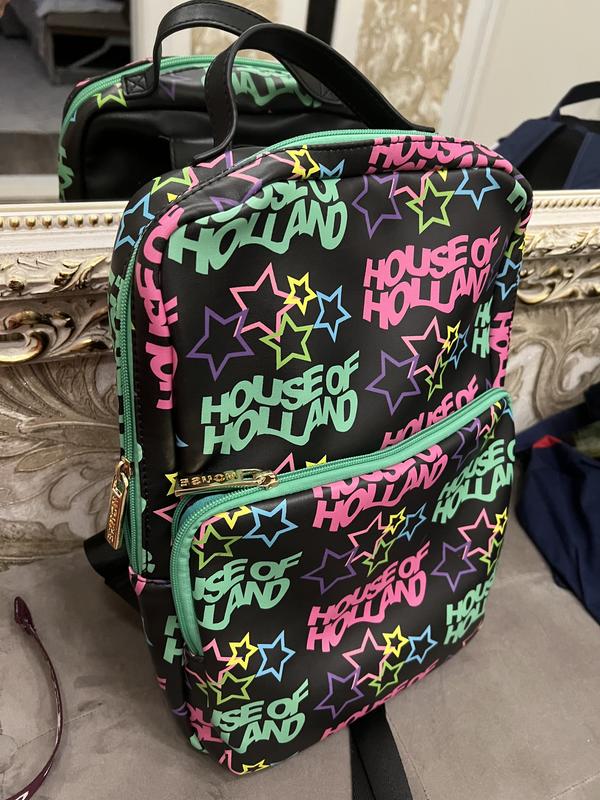 House of Holland logo backpack in black | ASOS