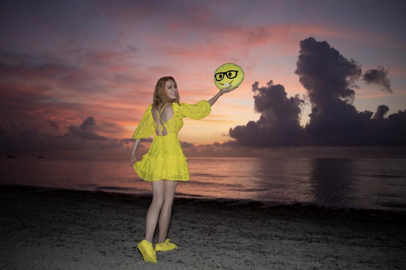 ワンピース AJISAI mini frill puff OP yellow ワンピース AJISAI mini frill puff OP yellow AJISAI mini