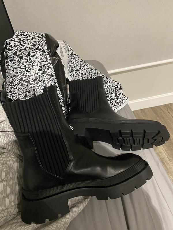 Pimkie Stivaletti Chelsea con dettaglio elastico, colore nero ASOS