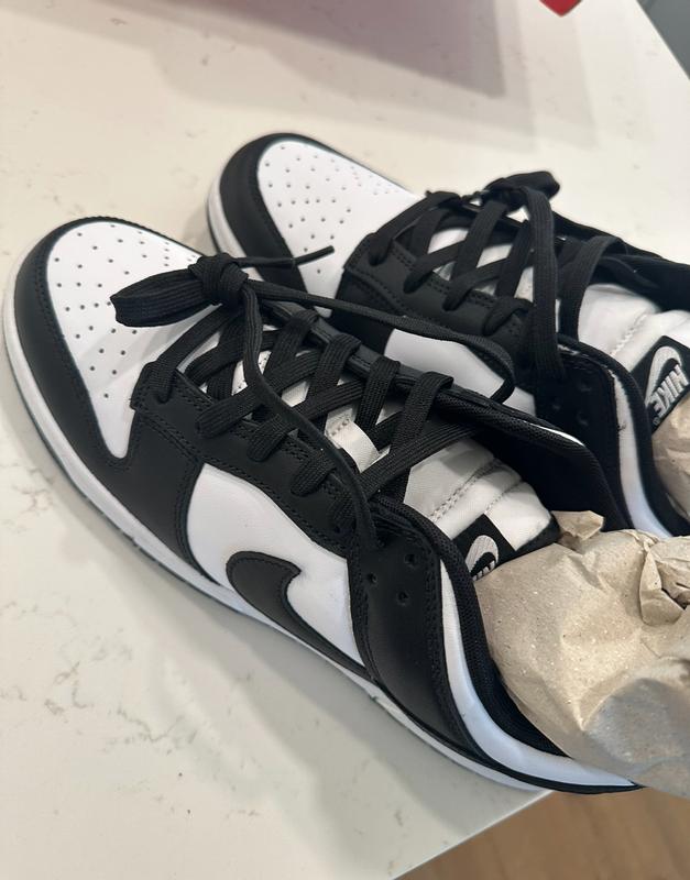 Nike Dunk Low Retro sneakers in black and white | ASOS