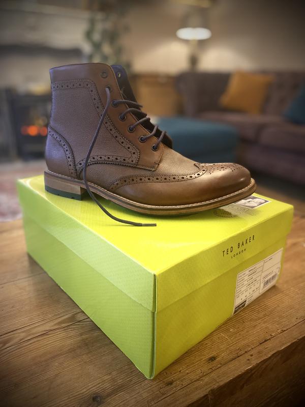 Ted baker mens observen brogue boots