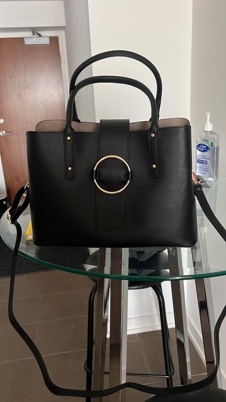 Asos design tote 2025 bag with ring detail