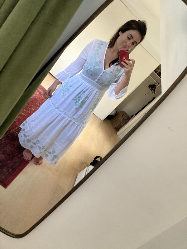 sachin and babi light blue dress White Dresses, White Day Dresses & White Outfits main image 0