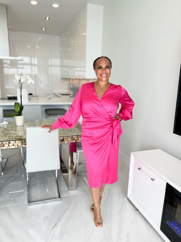 ◆Since Then◆ Vera Rose Wrap Dress Vera rose wrap dress – SINCETHEN