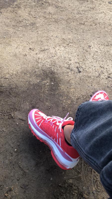Nike Air Max 98 in red pink white ASOS