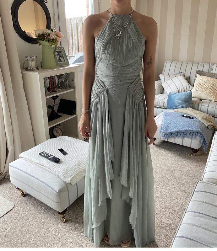 asos design bridesmaid pinny maxi dress with ruched bodice ASOS DESIGN Bridesmaid pinny maxi dress with ruched bodice and layered  skirt detail, Blue