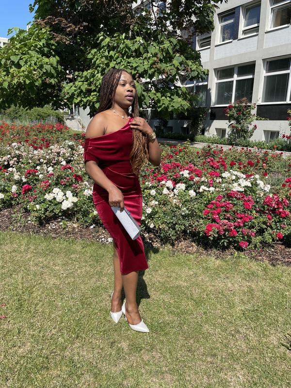 off shoulder ball gown dress Lady Black Tie - Paris Gown - Fully Embellished Off The Shoulder Evening Gown