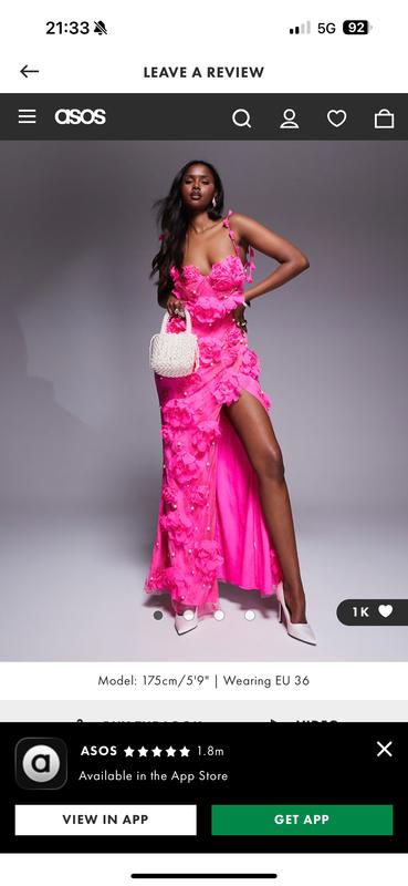 Formal Pink Maxi Dress ASOS LUXE 3D Floral Embellished Broderie Mini Dress  With Faux Feather Trim In Buttermilk ASOS