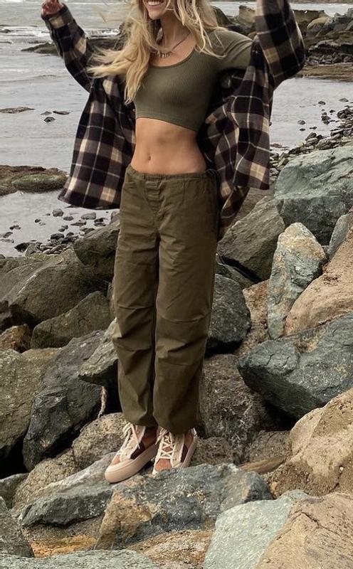 ◆SATUR◆ Torino Parachute Wide Pants Mud Khaki SA23SSMP05 MUSINSA | SATUR Torino Parachute Wide Pants Mud Khaki
